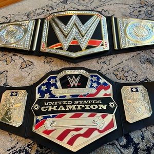 Two WWE belts, used but good condition.